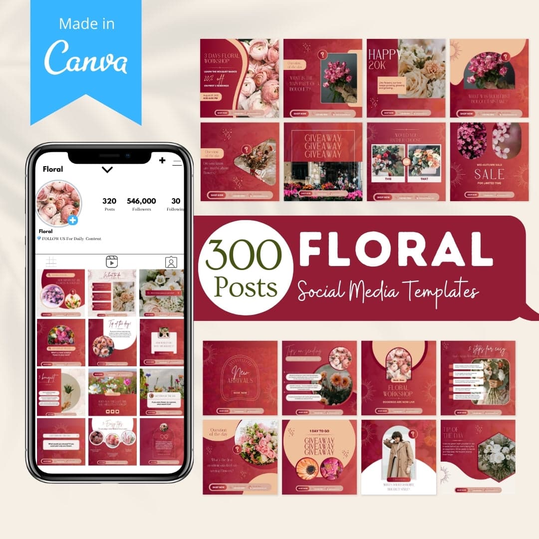 Floral Social Media Bundle