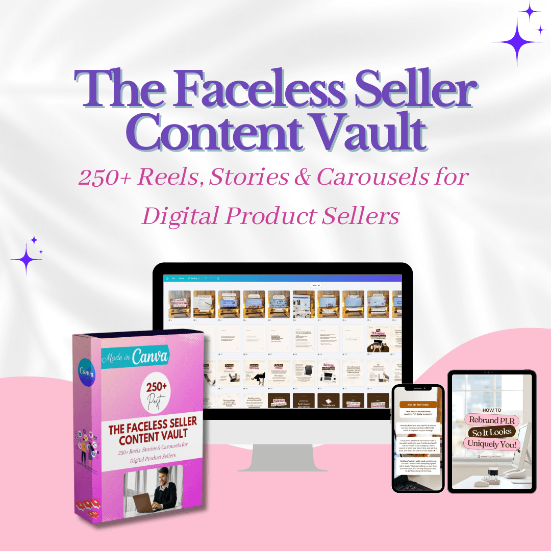 The Faceless Seller Content Vault